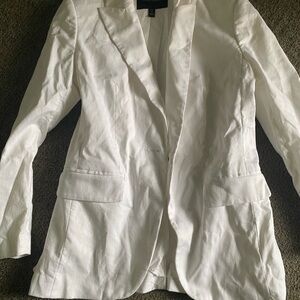 Banana Republic White Tailored Women's Blazer